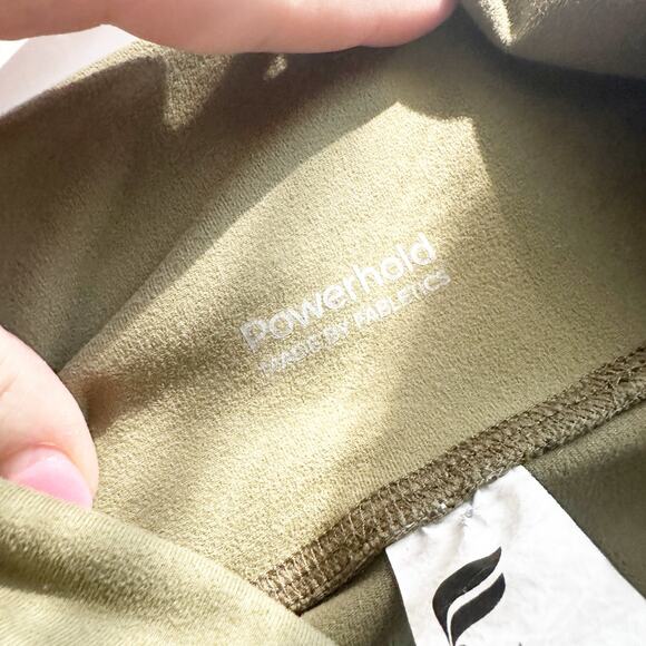Fabletics Green Olive Powerhold Workout Exercise Bike Shorts Women’s Size XXL - Picture 7 of 10
